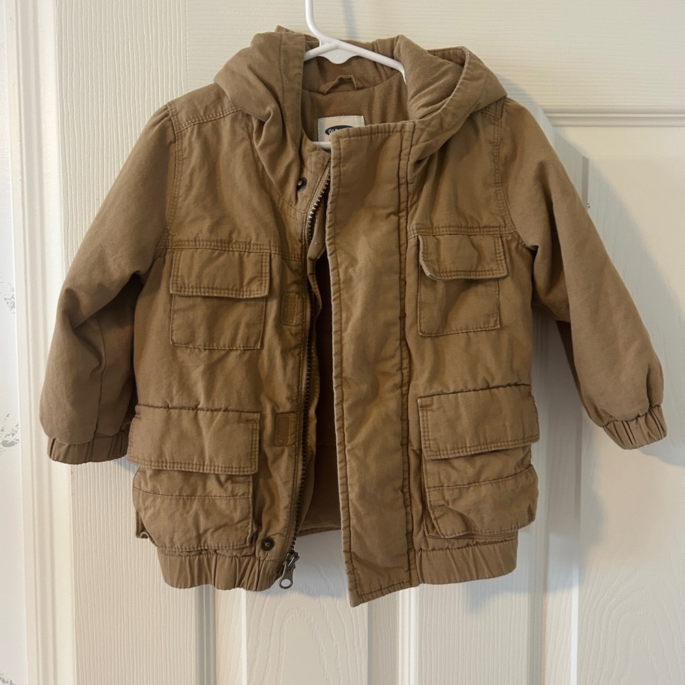Old Navy Kids Brown Hooded Jacket